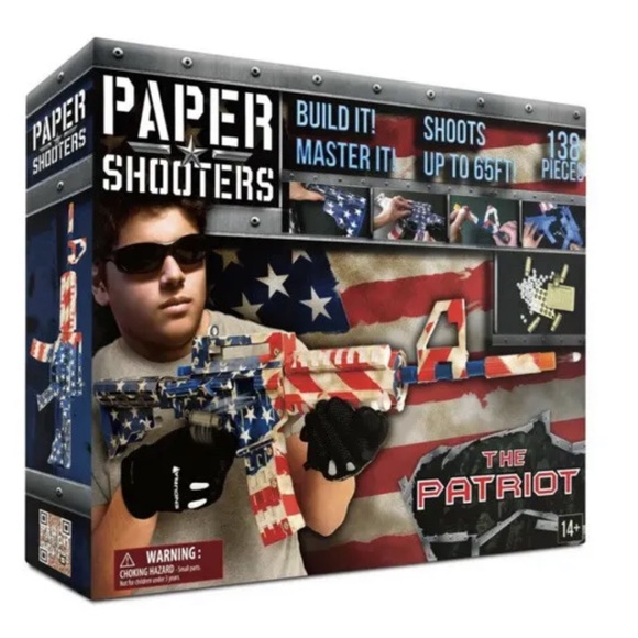 Toys | Paper Shooters Spitball Blaster Kit Green Camo Condition Is New ...